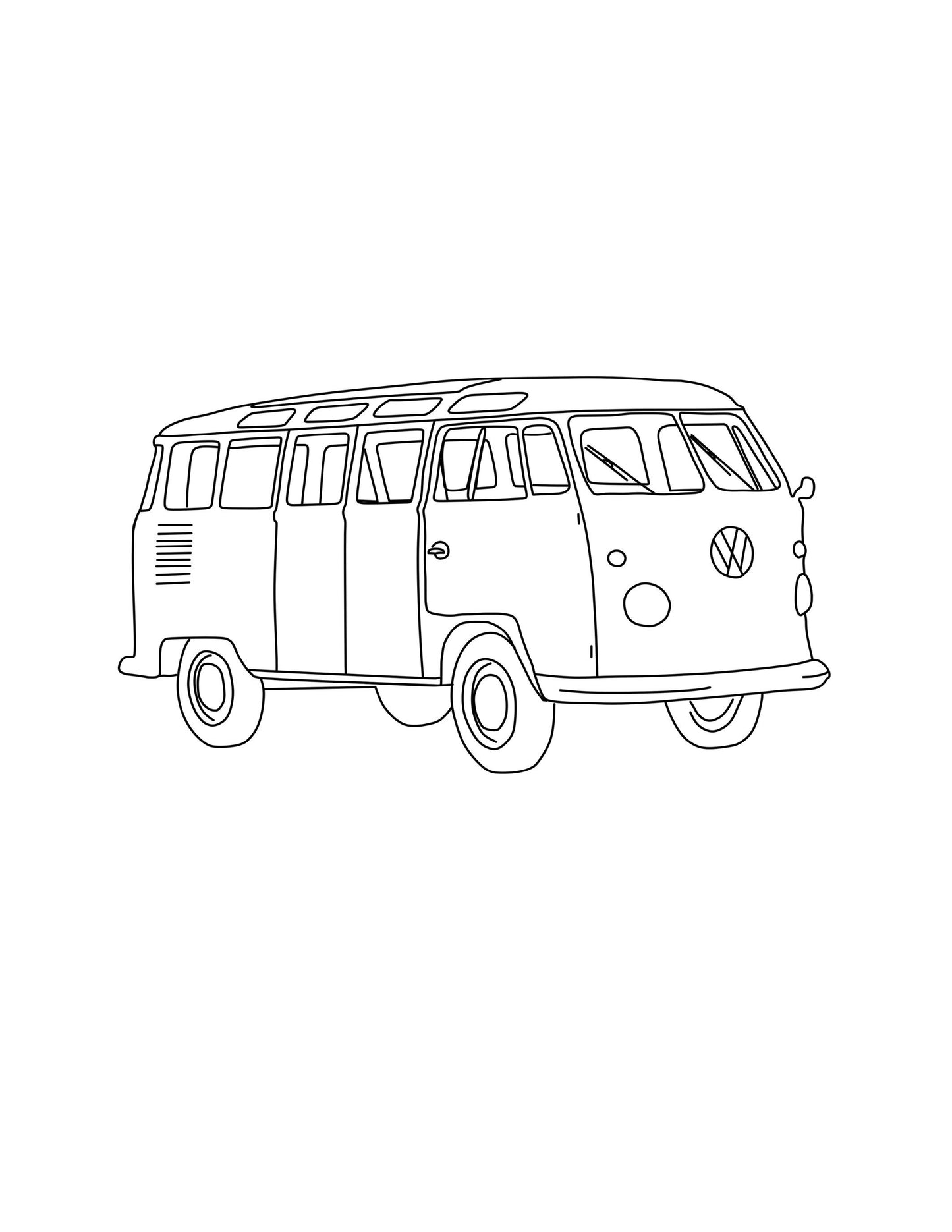 Kombi Van SVG